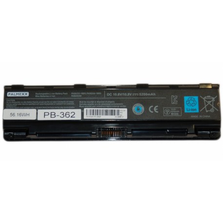 Аккумулятор для ноутбука Toshiba C850 / PA5024U (10.8v 5200mAh) /черный/
