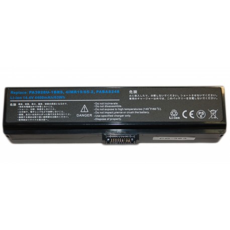 Аккумулятор для ноутбука Toshiba X770 / PA3928 (14.4v 4800mAh) /черный/