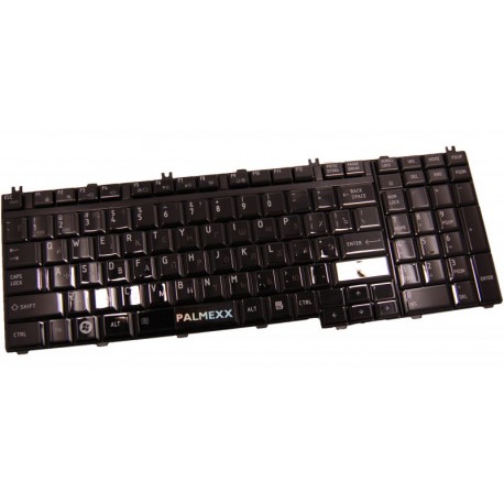 Клавиатура для ноутбука Toshiba Satellite A500 /глянцевая/