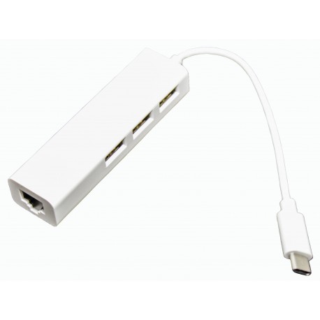 Переходник PALMEXX USB C-type - 3xUSB+Ethernet (Hub)