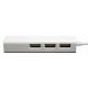 Переходник PALMEXX USB C-type - 3xUSB+Ethernet (Hub)