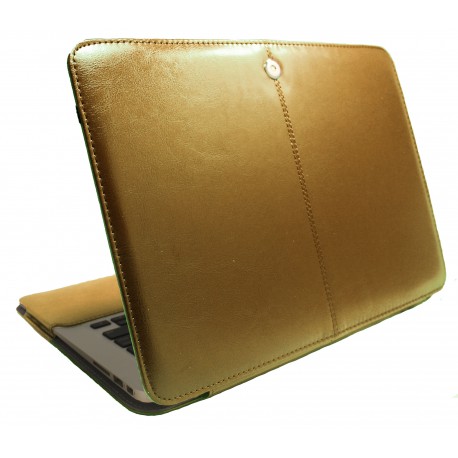 Чехол PALMEXX Книга для MacBook 12" /золотой/