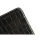 Кожаный чехол PALMEXX для Apple iphone 6/6S крокодил /черный/