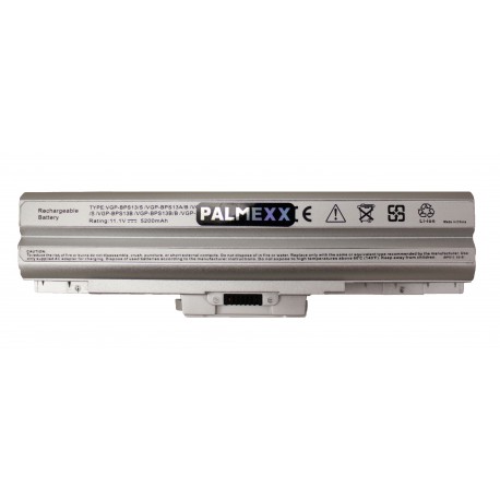 Аккумуляторная батарея PALMEXX для ноутбука Sony BPS13 (11,1v 5200mAh) /silver/