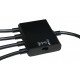 Переходник OTG MicroUSB - USB 2.0 (3 порта) с доп.питанием (MicroUSB)