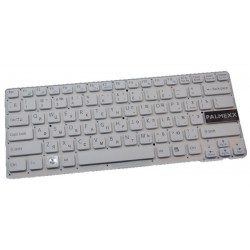 Клавиатура для ноутбука Sony CA /белая/