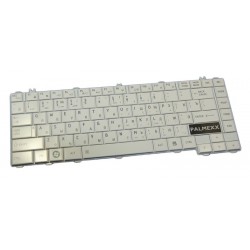 Клавиатура для ноутбука Toshiba L600 /белая/