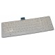 Клавиатура для ноутбука Toshiba C850 /белая/ RUS