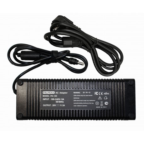 Блок (адаптер) питания PALMEXX для ноутбука Lenovo ThinkPad W700, W701 (20V 11.5A, 5.5*2.5)