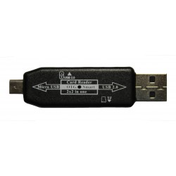 Переходник OTG SMART microUSB-OTG USB с картридером для карт microSD/TF
