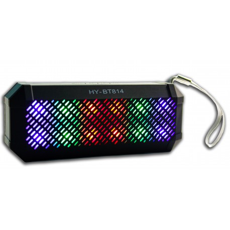 Bluetooth колонки с радио и mp3-проигрывателем HY-BT814L / черный