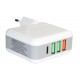 Зарядное устройство Qualcomm Quick Charge 3.0 3*USB+TypeC (25W)
