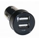 Зарядное устройство от прикуривателя автомобиля Qualcomm Quick Charge 2.0 2*USB /15W/