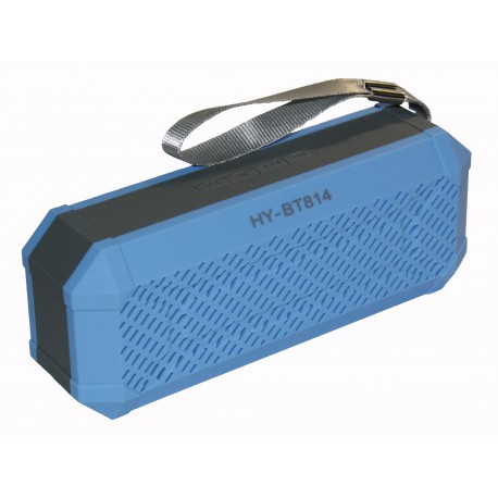 Bluetooth колонки с радио и mp3-проигрывателем HY-BT814L / синий