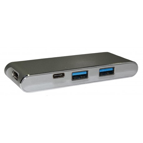 Хаб Type-C с HDMI и картридером YC-204
