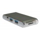 Хаб Type-C с HDMI и картридером YC-204