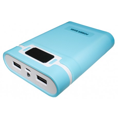 Портативный внешний аккумулятор PALMEXX /10000mAh/ (голубой)