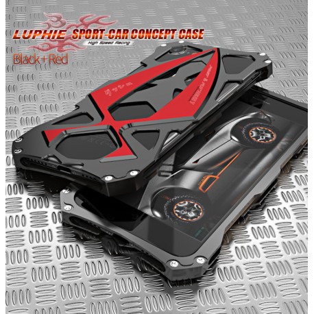 Чехол LUPHIE для IPHONE7 CREATIVE SPORTS CAR / черный+красный