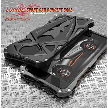 Чехол LUPHIE для IPHONE7 CREATIVE SPORTS CAR / черный+черный