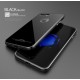 Чехол LUPHIE для IPHONE7 CIRCLE ARC TOUGHENED GLASS BACK / черный+черный
