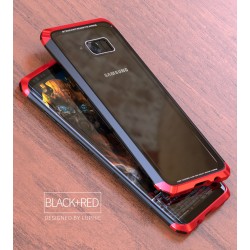 Чехол LUPHIE для SAMSUNG S8 DOUBLE DRAGON / черный+красный
