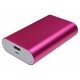 Портативный внешний аккумулятор PALMEXX 1*USB металлический корпус /10000mAh/ (розовый)