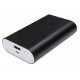 Портативный внешний аккумулятор PALMEXX 1*USB металлический корпус /10000mAh/ (черный)