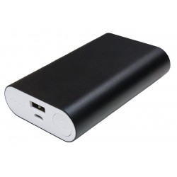 Портативный внешний аккумулятор PALMEXX 1*USB металлический корпус /10000mAh/ (черный)