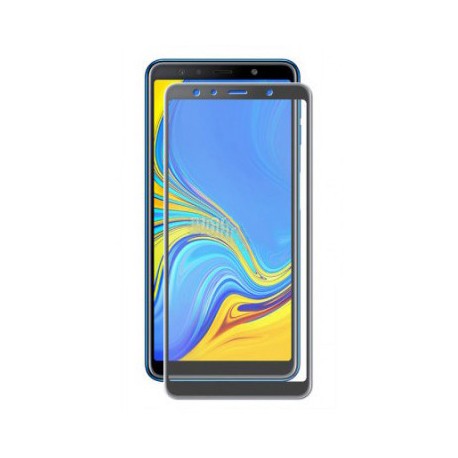 Защитное стекло противоударное PALMEXX для Samsung Galaxy A7 (2018) 5D черное