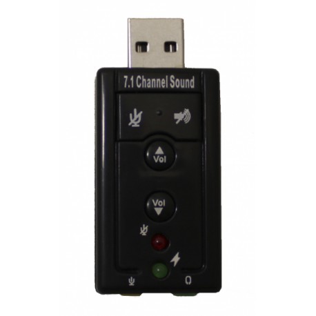 Внешняя звуковая карта USB Sound Adapter 7.1 Channel 