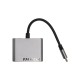 Хаб PALMEXX 4in1 USBC to 2*HDMI+USB3.0+USBC