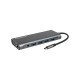 Хаб PALMEXX 12в1 USB-C to 2*HDMI+VGA+2*USB3.0+2*USB2.0+USBC+CR+AUX+LAN
