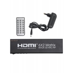 Матрица PALMEXX 6HDMI*2HDMI 3D ARC PIP 4K/30Hz (2160P, HDMI 1.4b)