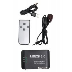 Свитч PALMEXX 3HDMI*1HDMI 4K/60Hz YUV 4:4:HDR (2160P, 3D, HDMI V2.0)