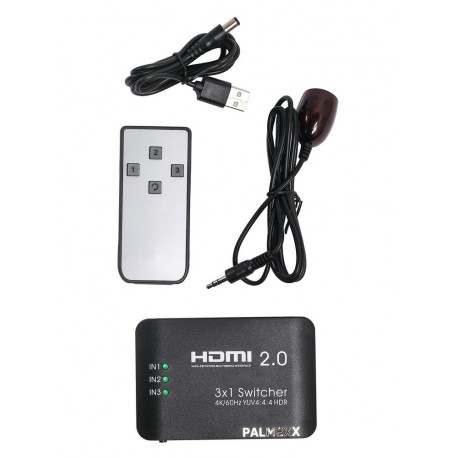 Свитч PALMEXX 3HDMI*1HDMI 4K/60Hz YUV 4:4:HDR (2160P, 3D, HDMI V2.0)