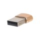 Переходник PALMEXX USB Type C - USB / золотой