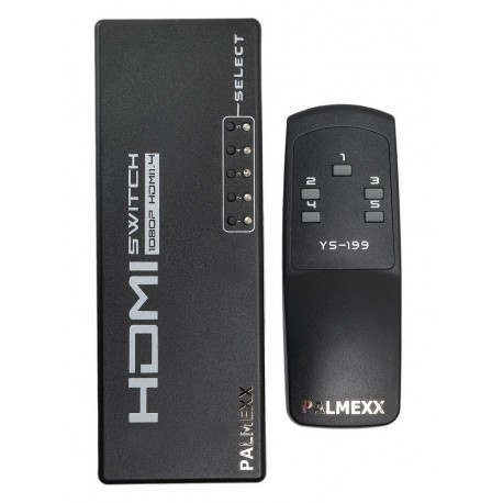 Свитч PALMEXX 5HDMI*1HDMI с пультом (1080P, HDMI V1.4)