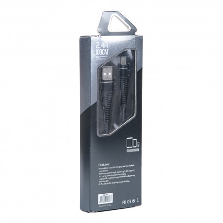 Кабель PALMEXX USB Type-C Fast Data Cable PXX03 / черный