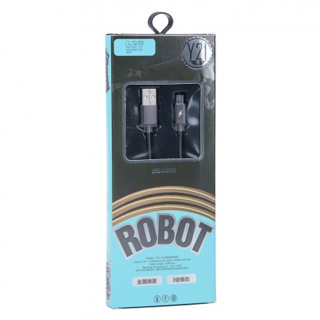Кабель PALMEXX ROBOT Y21 microUSB 2.4A 1m