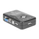 Коммутатор PALMEXX KVM-переключатель VGA+USB на 2 компьютера