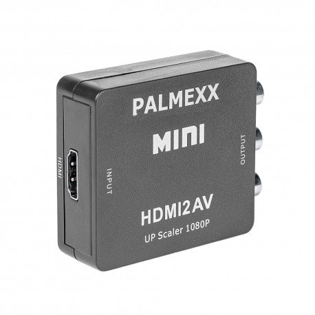 Переходник PALMEXX HDMI - AV /чёрный