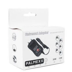 Универсальный адаптер питания PALMEXX 30W 3V/4.5V/5V/6V/7.5V/9V/12V/USB5V2.1A
