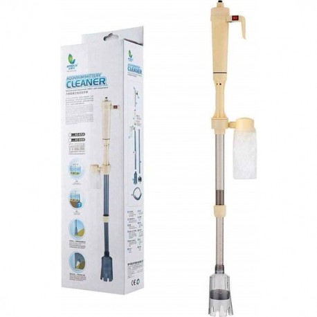 Вакуумный сифон для аквариума PALMEXX Jeneca AS-615A с функциями очистки стекол и грунта