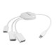 Переходник OTG Lightning-USB2.0 (2 порта) c подзарядкой