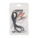 Кабель PALMEXX AV RCA (тюльпаны) 1m