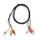 Кабель PALMEXX AV RCA (тюльпаны) 1m