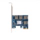 Адаптер PALMEXX для 4*USB3.0 в слот PCI-EX1 плата расширения