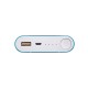Портативный внешний аккумулятор PALMEXX 1*USB металлический корпус / 4 ячейки (голубой)