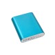 Портативный внешний аккумулятор PALMEXX 1*USB металлический корпус / 4 ячейки (голубой)