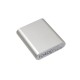 Портативный внешний аккумулятор PALMEXX 1*USB металлический корпус / 4 ячейки (серебро)